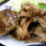 みさき庵 - ハンバーグと生姜焼き