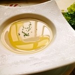 Chirukoroirupikkorokampo - 前菜＠さつまいもの冷製スープ