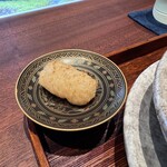 廣澤 - 俵型のお焦げ　中心がもっちりとしていて硬すぎないお焦げも最高♡