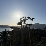 浄土ヶ浜パークホテル - 朝食後の太陽