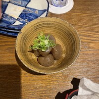 季節料理　根本 - 玉こんにゃく辛煮