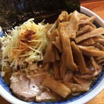 自家製中華そば としおか - 「鹽メンマチャーシュー」（竝、1,800圓）
      「のり」（100圓）。