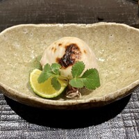 新ばし 星野 - ふぐ白子焼