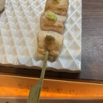 焼き鳥 のあみ - ササミ（わさび・柚子胡椒）