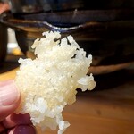 旬米 - おこげ。これはサービス。