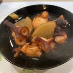 うを徳 - 明石産 煮蛸 & 大根