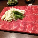 馬肉専門店×牛タン うま囲 - 名物の牛たんしゃぶしゃぶ