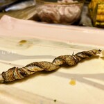 築地寿司清 - さよりの皮焼き