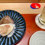 築地寿司清 - はまぐりとハイボール