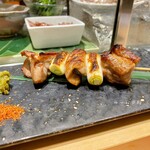 築地寿司清 - 鮪ネギ　醤油焼きで