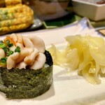 築地寿司清 - 白子の軍艦巻き
