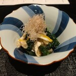 285879941 - 小鉢（小松菜と油揚げの煮浸し） アップ！