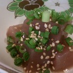 和の粋 - 2014.6.27　お通し　塩タレ漬けまぐろ