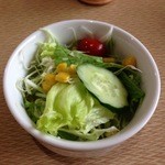 Indian Restaurant D SAGARMATHA - 201406  サガルマータ  ★ネハセット（1250円）★サラダ