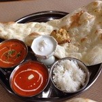 Indian Restaurant D SAGARMATHA - 201406 サガルマータ  【おまけ画像】★ネハセット（1250円）★バータチキン＆プラワンカレー　※これに「サラダ＆ドリンク」が付きます
      