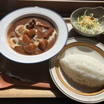 黒百合ヒュッテ - ビーフシチューセット