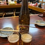 丸千葉 - キリンラガー大瓶が飲れる幸せ♪