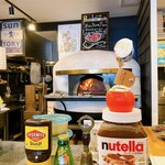 ばんびなっちょ - カウンター席から、丸見えの大窯