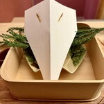 緒方 - 初午　鰹　辛味大根　菜の花