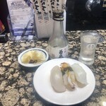 がってん寿司 - まずは冷酒をタッチパネルで注文