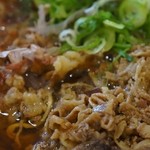 伊勢道安濃SA(下り) レストラン - 渡邉製麺所の肉そば。