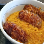 なか卯 - 牡蠣とじ丼（小盛）