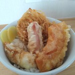 梅家 - ミニ天丼