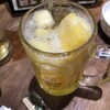築地銀だこハイボール酒場 - パインハイボール♡キンキンに冷えたパイナップルがゴロゴロ入ってます♡