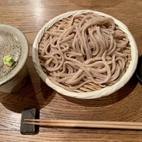 自家製粉石臼挽きうどん 青空blue 本店 - 粗挽きざるうどん