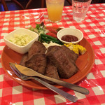 マンチーズ・ダイナー - BBQ MEATS（ビーフ） 肉大盛りの全容 2014/06（4th）