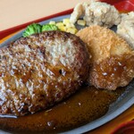ジョイフル - 料理写真:・グランてりやきハンバーグ＆から揚げコロッケ
