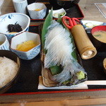 梅乃葉 - (第1回）活いか定食（2380円）