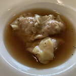 CHINESE DINING 瑞 - 清蒸雲呑湯アップ