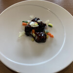 CHINESE DINING 瑞 - 黒醋美明豚【美明豚肩ロースの黒酢スブタ】