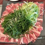 タン・シャリ・焼肉 たんたたん - たっぷりねぎ塩タン（青白ネギ全部）