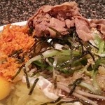 そば王 - 肉そば　温　400g　