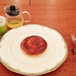 カーヴ ド ケイ - ホットケーキと蘭香緑茶