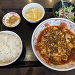 中国菜 たな華 - 麻婆豆腐セット