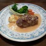 レストラン シン - ハンバーグ日本風(1080円)
            