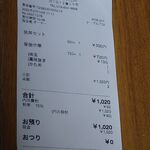 幸楽苑 - レシート