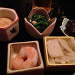 八寸庵 花子 - 先付5品アップ