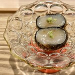 奥 - ホタテ磯辺揚げ