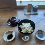 鬼怒川 竹やぶ - 生湯葉　わさびも美味です