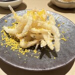 寿し処黒杉 心貫 - 【 しらうおの唐揚げ 】