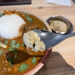 スパイスカレー あかつ亭 - ポテサラ アップ