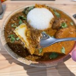 スパイスカレー あかつ亭 - 白菜入りポークキーマ アップ