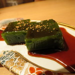 やなぎ澤 - 【再訪13】甘味 よもぎ豆腐