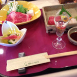 グリーンホテル - これ以外の料理
            海老しおやき
            野菜系天ぷら
            腕もの
            赤だし
            ご飯
            漬物が
            そば
            14000宿泊こみの料金