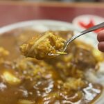 中華料理 桃園 - カツカレーライス　1030円
生ビール（小）　400円