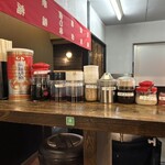長浜らーめん - 卓上調味料❗️